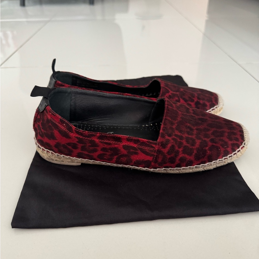 Saint Laurent Cheetah Espadrilles